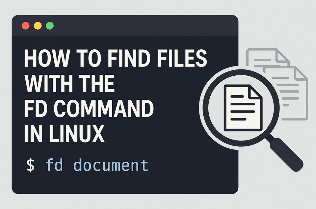 How to Find Files with the fd Command in Linux