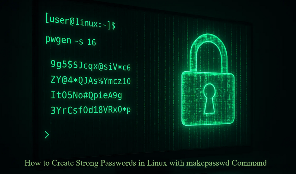 How to Create Strong Passwords in Linux with makepasswd Command